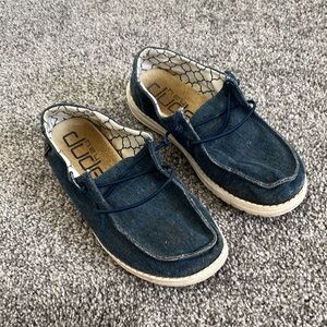 Youth Wendy Hey Dude Sparkling Denim size Y3
